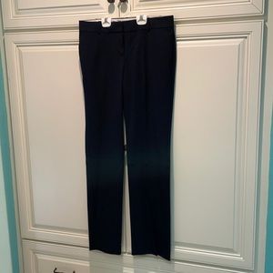 Navy Ann Taylor devin fit pants bootcut